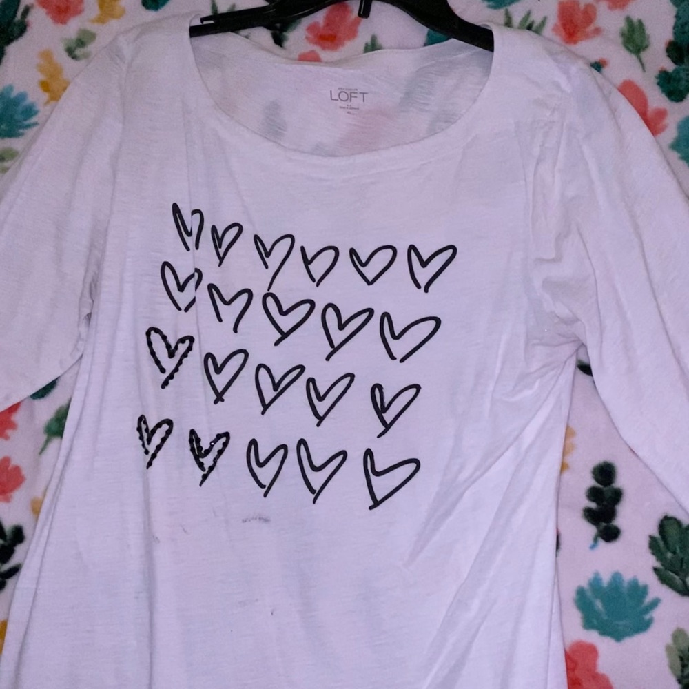 Loft white tee